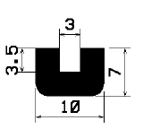 TU1- 2129 - rubber profiles - U shape profiles TU1- 2129 - rubber profiles - U shape profiles