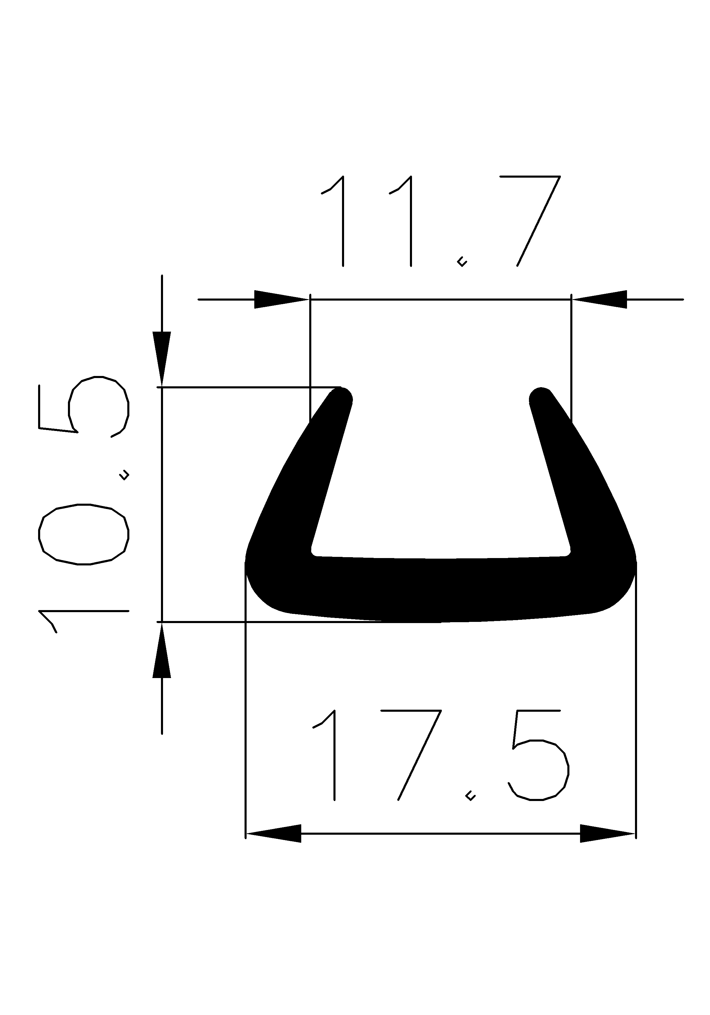 7470160KG - rubber profiles - U shape profiles 7470160KG - rubber profiles - U shape profiles
