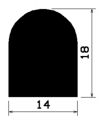HR 2496 - EPDM rubber profiles - Semi-circle, D-profiles HR 2496 - EPDM rubber profiles - Semi-circle, D-profiles