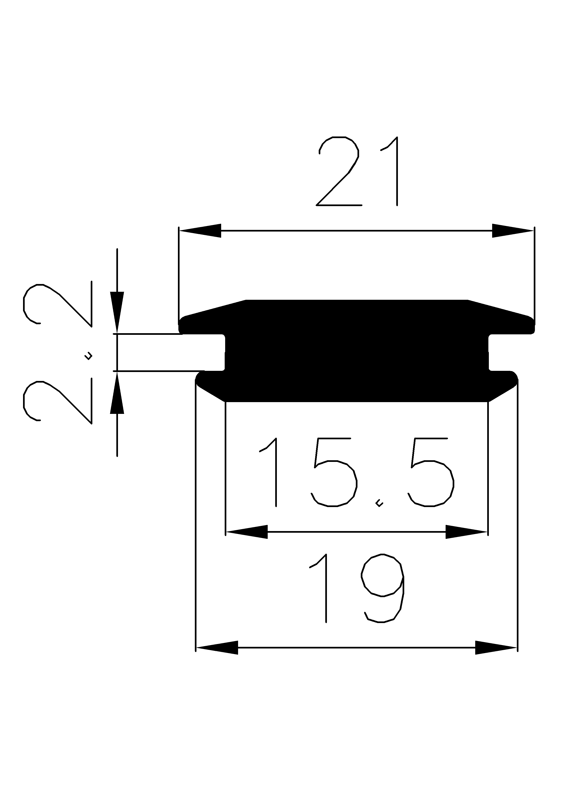 7510370KG - rubber profiles - Cover and T-profiles 7510370KG - rubber profiles - Cover and T-profiles