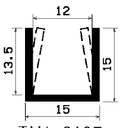 TU1- 2167 - silicone profiles - U shape profiles TU1- 2167 - silicone profiles - U shape profiles