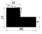 Wi 2170 - rubber profiles - Angle shape profiles Wi 2170 - rubber profiles - Angle shape profiles