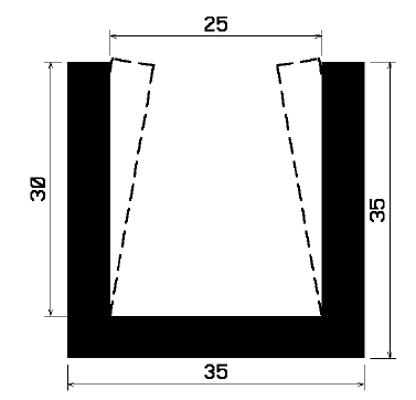 TU1- 2198 - rubber profiles - U shape profiles TU1- 2198 - rubber profiles - U shape profiles