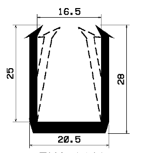 TU1- 2212 - rubber profiles - U shape profiles TU1- 2212 - rubber profiles - U shape profiles