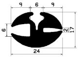 KL 2216 - stretcher EPDM profiles - Stabilizing and stretcher profiles KL 2216 - stretcher EPDM profiles - Stabilizing and stretcher profiles