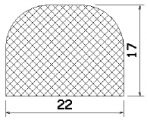 MZS 25785 - EPDM sponge profiles - Semi-circle, D-profiles MZS 25785 - EPDM sponge profiles - Semi-circle, D-profiles