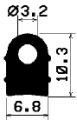 HR 2284 - EPDM rubber profiles - Semi-circle, D-profiles HR 2284 - EPDM rubber profiles - Semi-circle, D-profiles