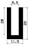TU1- 1536 - rubber profiles - U shape profiles TU1- 1536 - rubber profiles - U shape profiles