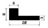 Wi 2305 - rubber profiles - Angle shape profiles Wi 2305 - rubber profiles - Angle shape profiles