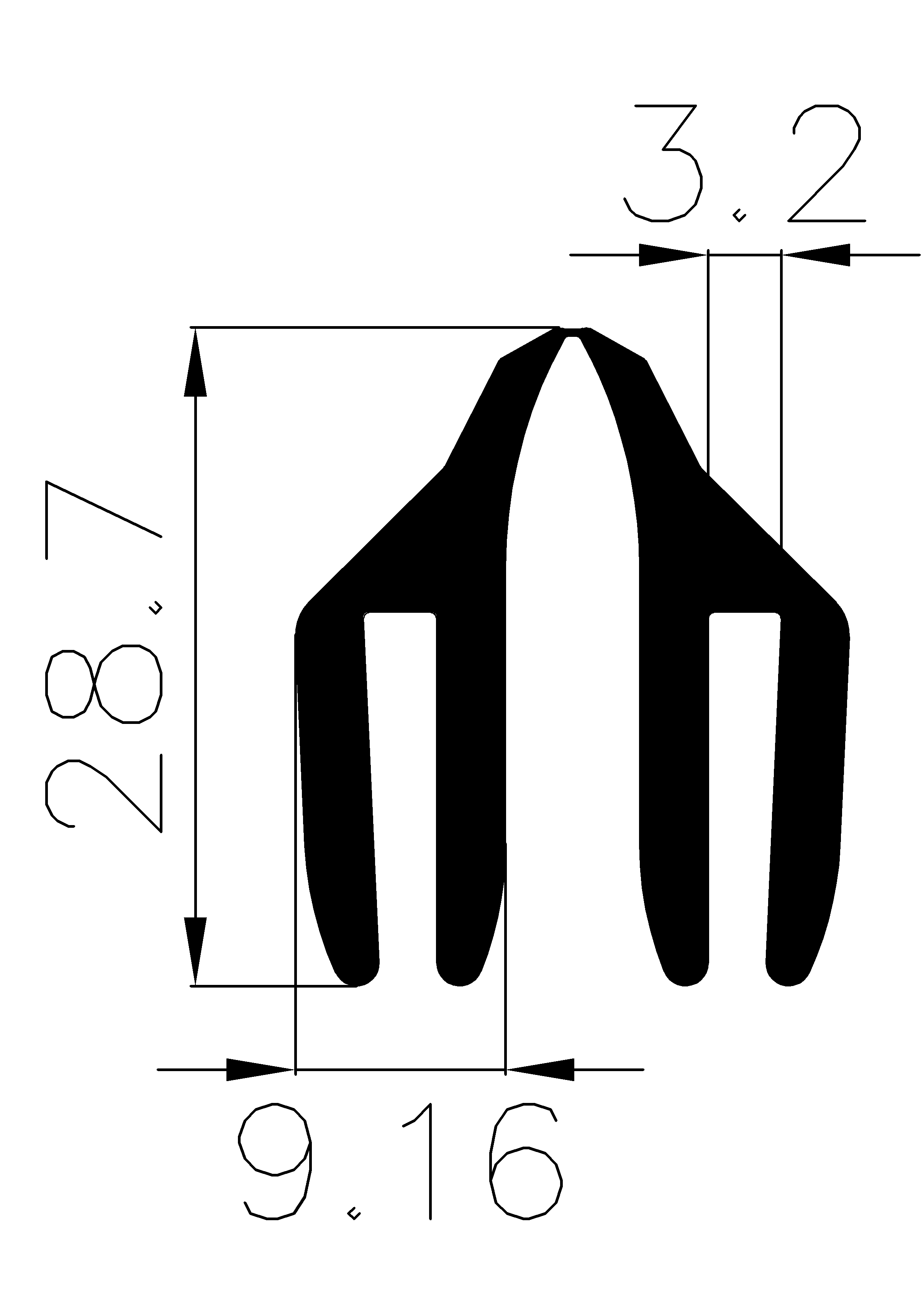 8150360KG - rubber profiles - U shape profiles 8150360KG - rubber profiles - U shape profiles