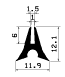 TU1- 2363 - rubber profiles - U shape profiles TU1- 2363 - rubber profiles - U shape profiles