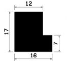 Wi 2348 - rubber profiles - Angle shape profiles Wi 2348 - rubber profiles - Angle shape profiles