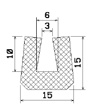 MZS 25799 - rubber profiles - U shape profiles MZS 25799 - rubber profiles - U shape profiles