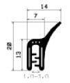 SD-0095 - with coextruded metal insert - Edge protection profiles SD-0095 - with coextruded metal insert - Edge protection profiles