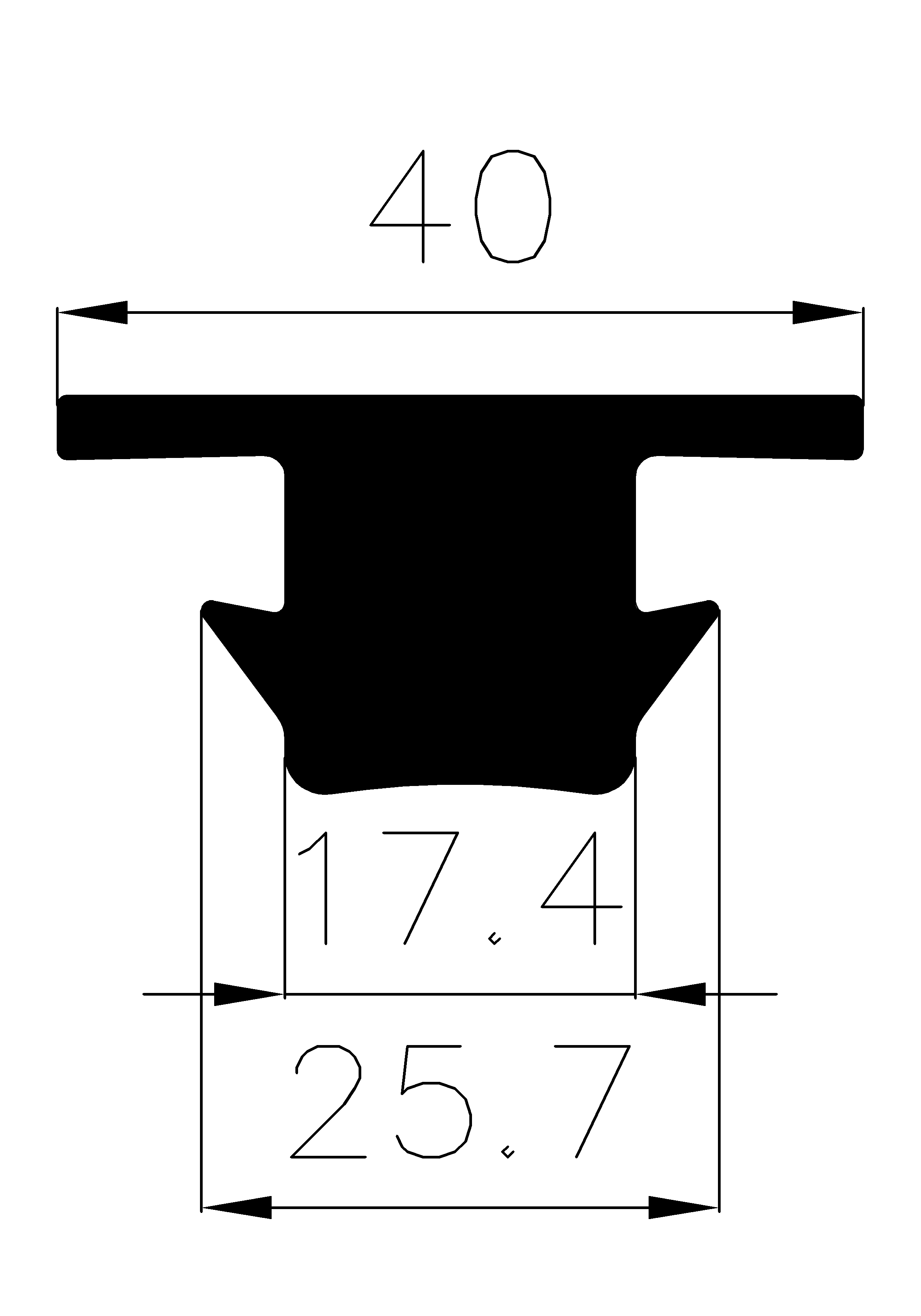8460360KG - rubber profiles - Cover and T-profiles 8460360KG - rubber profiles - Cover and T-profiles