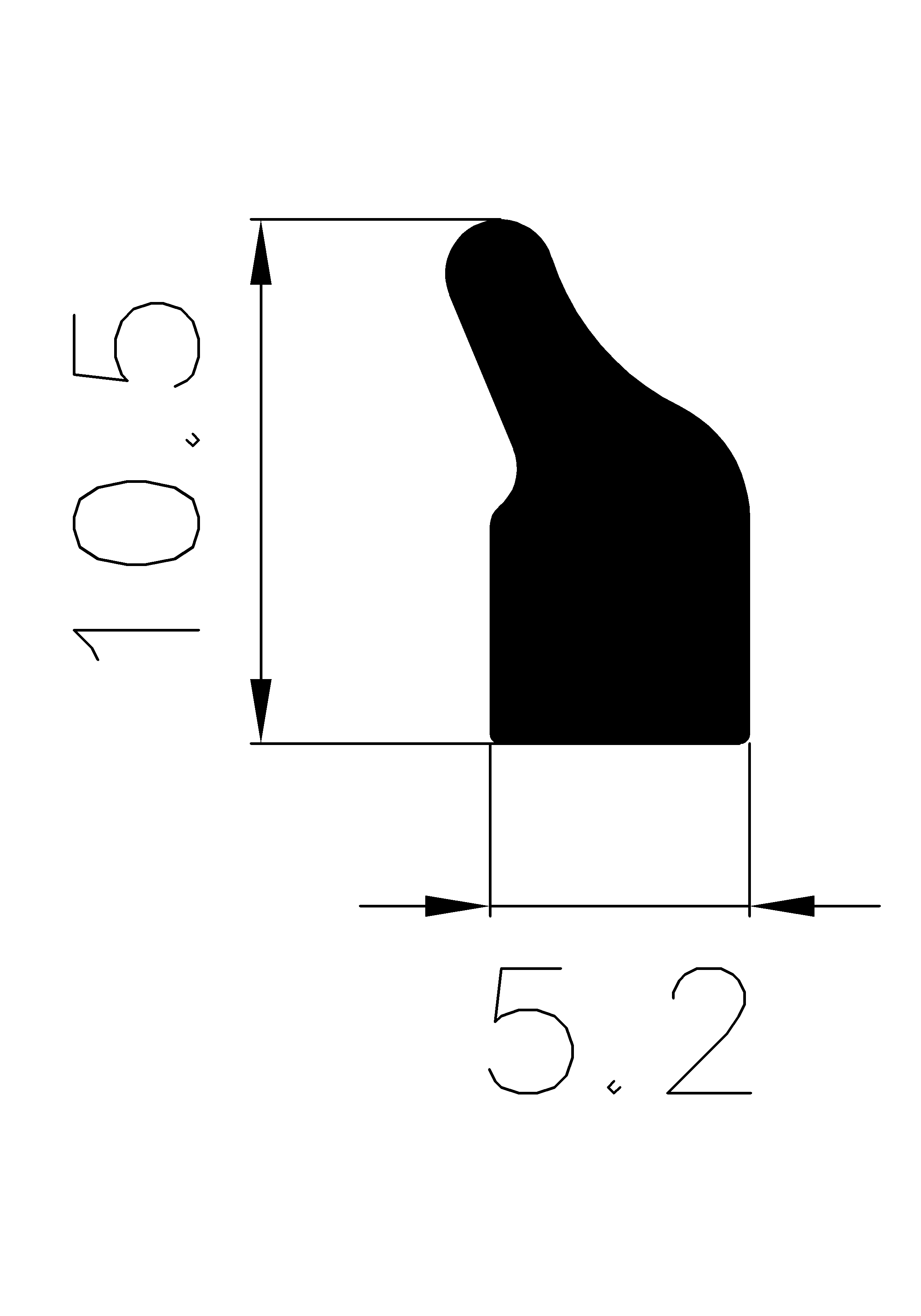 8600160KG - rubber profile - Door-frame profiles 8600160KG - rubber profile - Door-frame profiles