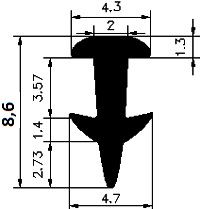 FA - G113 - rubber profiles - Cover and T-profiles FA - G113 - rubber profiles - Cover and T-profiles