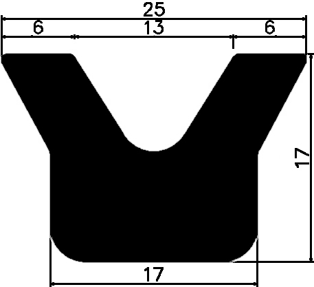 HR - G649 - EPDM rubber profiles - Semi-circle, D-profiles HR - G649 - EPDM rubber profiles - Semi-circle, D-profiles