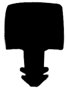FA - G684 14×10 mm - rubber profiles - Cover and T-profiles FA - G684 14×10 mm - rubber profiles - Cover and T-profiles