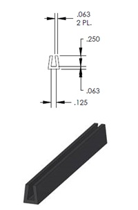 KLF1219 - rubber profiles - U shape profiles KLF1219 - rubber profiles - U shape profiles