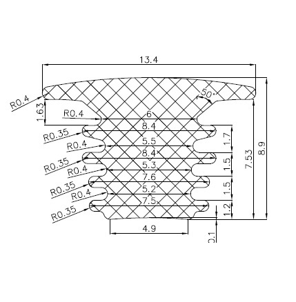 10540370KG - rubber profiles - Cover and T-profiles 10540370KG - rubber profiles - Cover and T-profiles