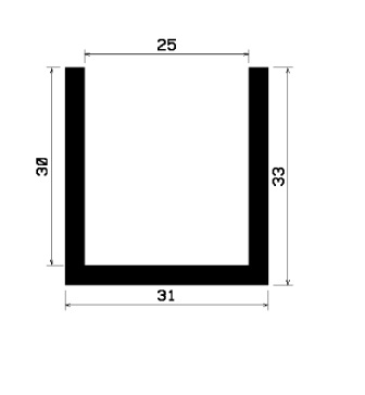 15250365KG - rubber profiles - U shape profiles 15250365KG - rubber profiles - U shape profiles