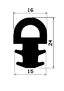 Z1 -1783 - rubber profile - Door-frame profiles Z1 -1783 - rubber profile - Door-frame profiles