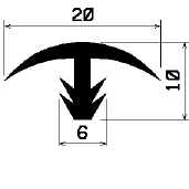 FA 0998 - rubber profiles - Cover and T-profiles FA 0998 - rubber profiles - Cover and T-profiles