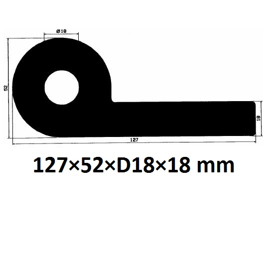 FN - 2578 - EPDM profiles - Flag or 'P' profiles FN - 2578 - EPDM profiles - Flag or 'P' profiles