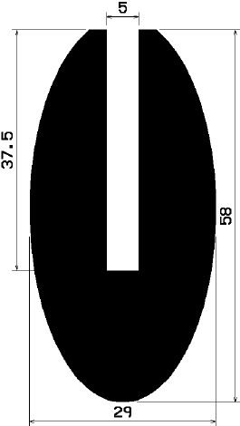 TU1- 0694 - rubber profiles - U shape profiles TU1- 0694 - rubber profiles - U shape profiles