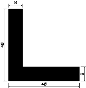 Wi 0500 - rubber profiles - Angle shape profiles Wi 0500 - rubber profiles - Angle shape profiles