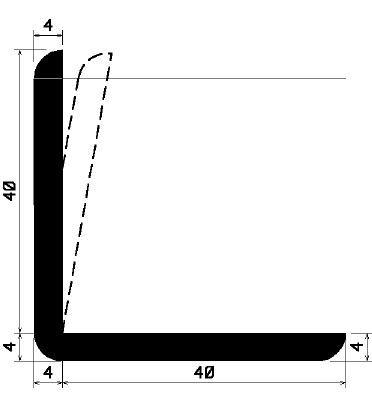 Wi 1996 - rubber profiles - Angle shape profiles Wi 1996 - rubber profiles - Angle shape profiles