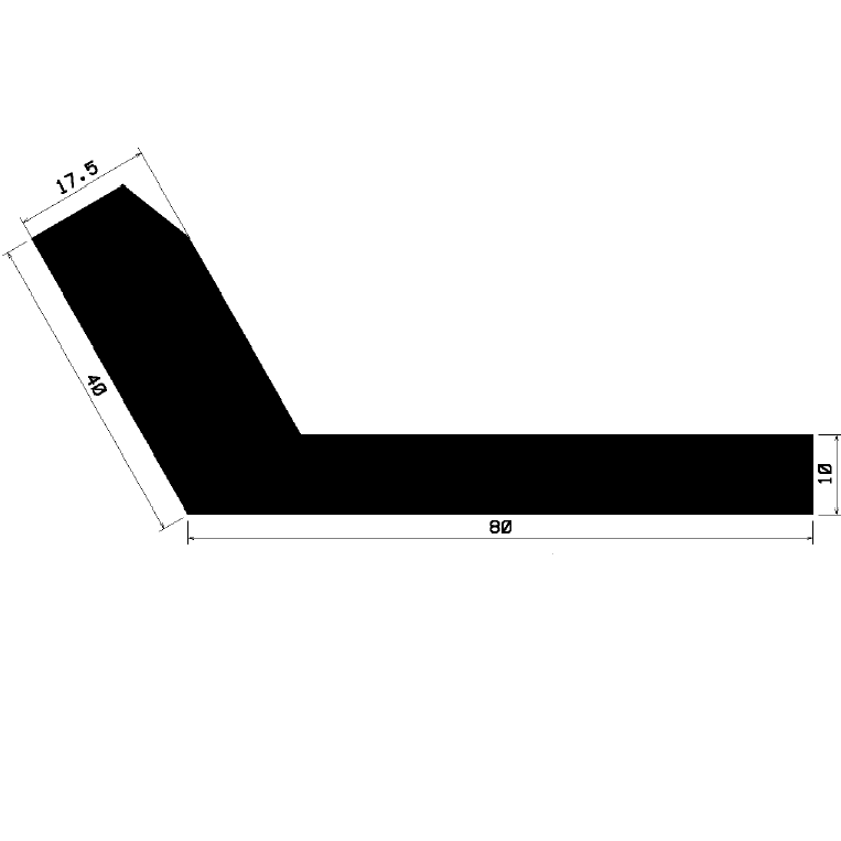 Wi 2440 - rubber profiles - Angle shape profiles Wi 2440 - rubber profiles - Angle shape profiles
