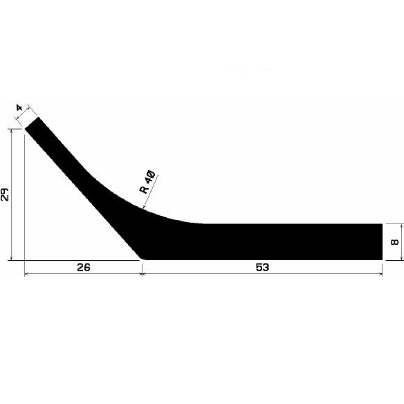 Wi 2626 - rubber profiles - Angle shape profiles Wi 2626 - rubber profiles - Angle shape profiles